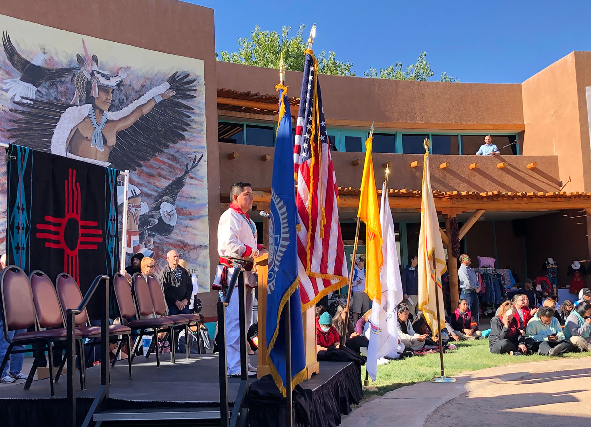 2019 Indigenous Peoples’ Day celebration on traditional Pueblo territory at the Indian Pueblo Cultural Center in Albuquerque, New Mexico