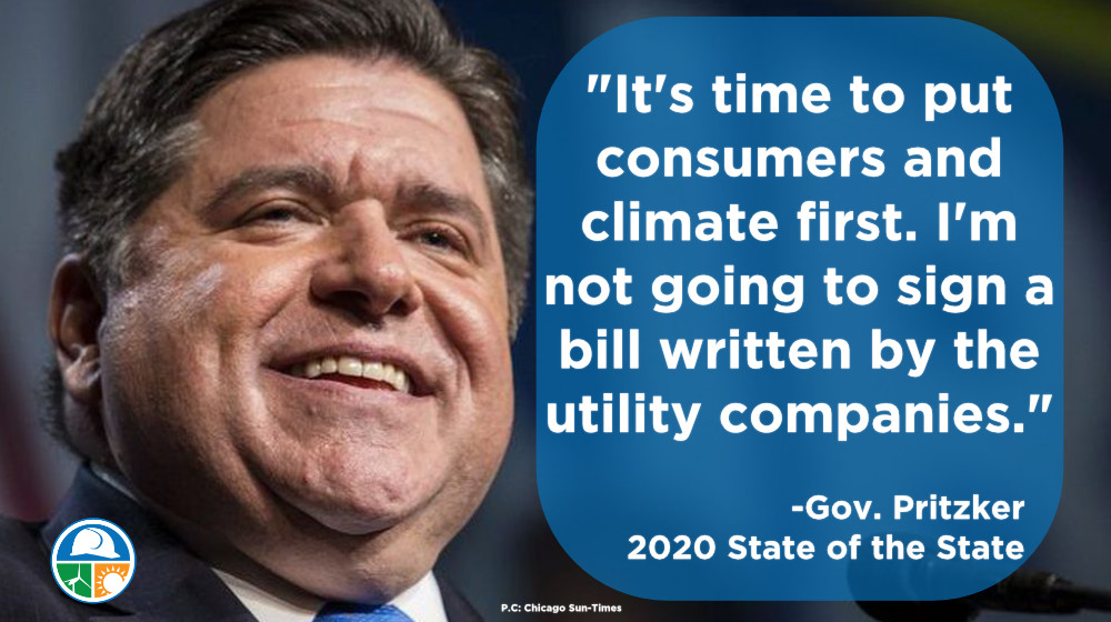 Governor Pritzker highlights clean energy in state of the state