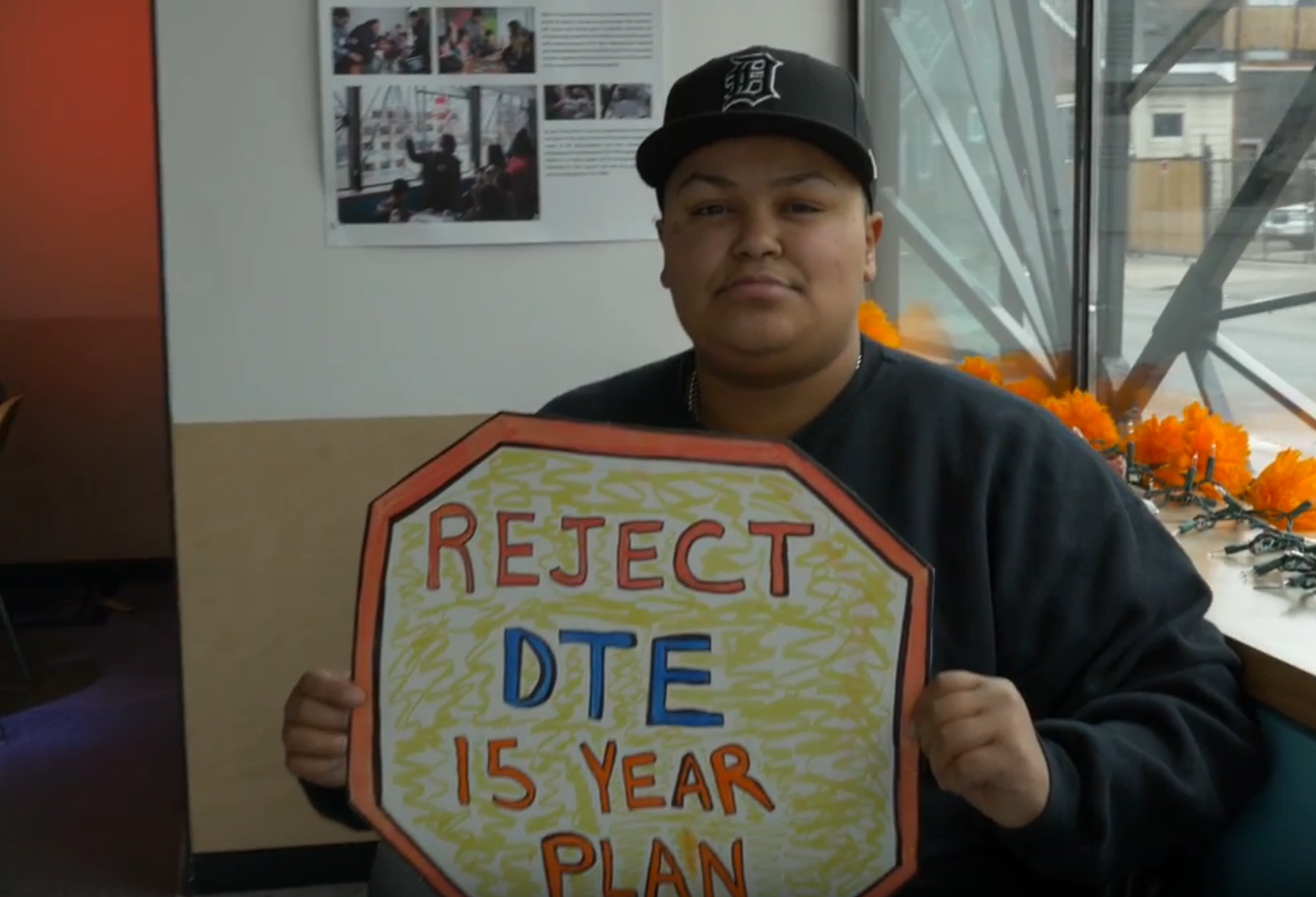 A community activist for environmental justice, Nyasia Valadez is one of DTE Energy’s many customers who spoke out with the Work For Me DTE Campaign for a just energy plan for Michigan.