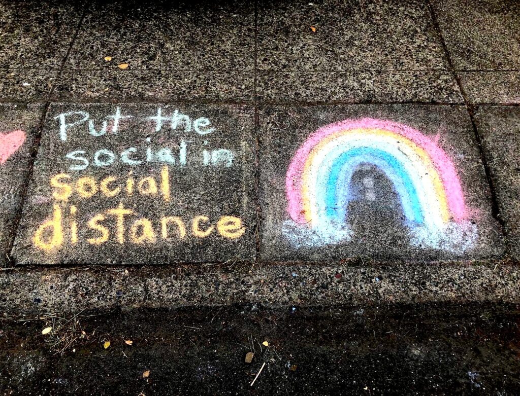 SOcial Distance Chalk