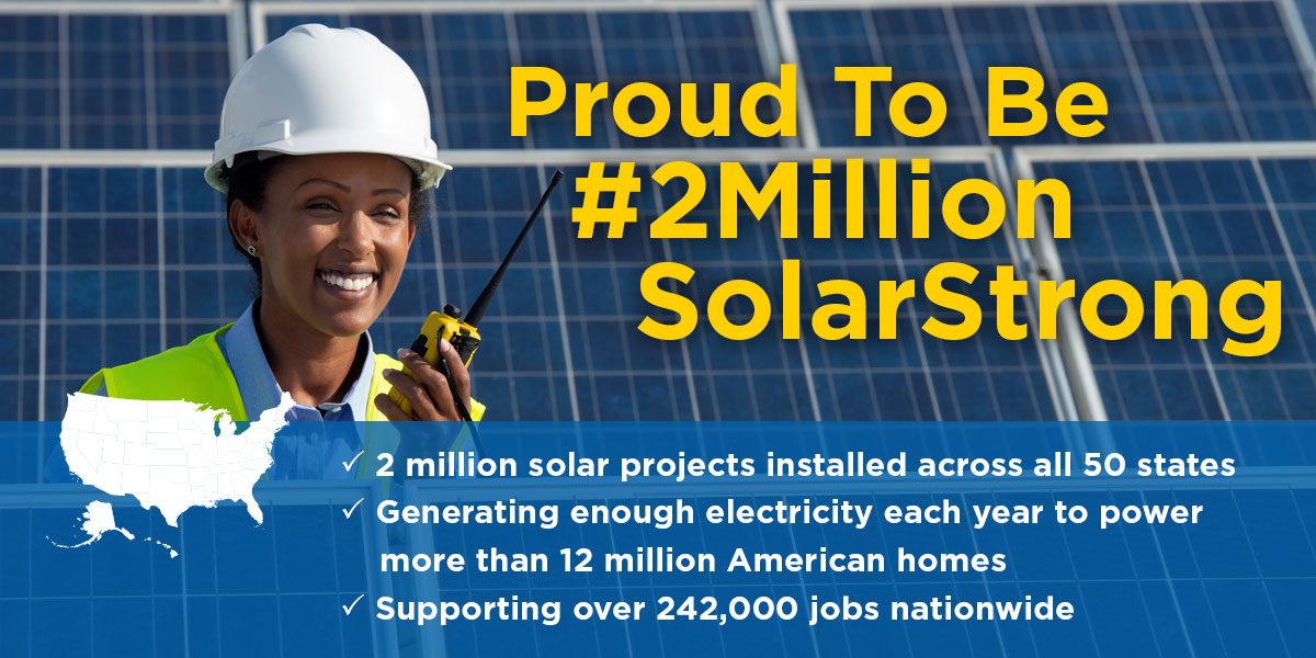 America is 2 Million Solar Strong!