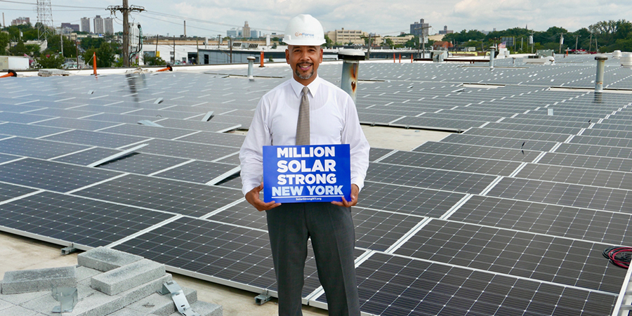 Cuomo commits to huge solar goal -6GW- in State of State