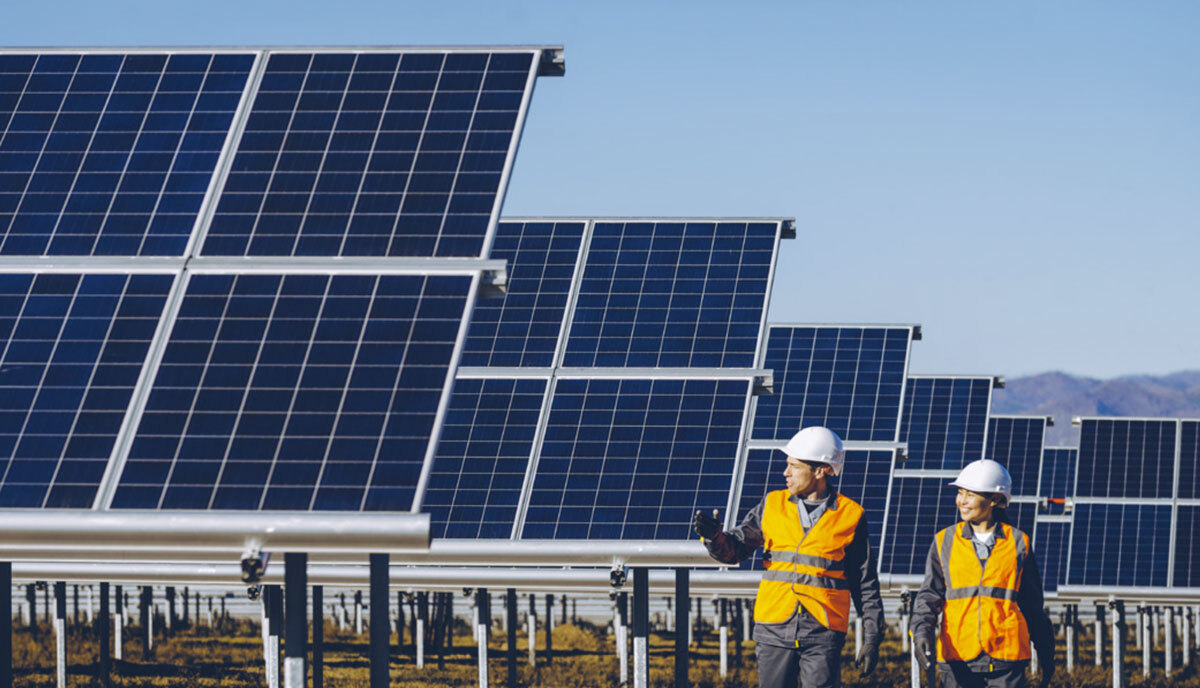 Solar Array in Dessert