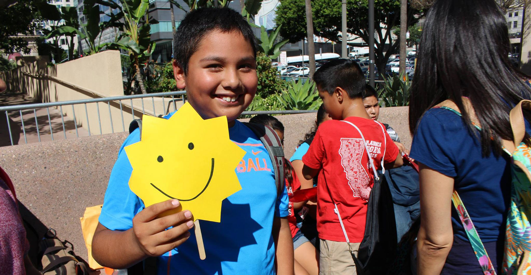 Florida solar schools student with sunshine