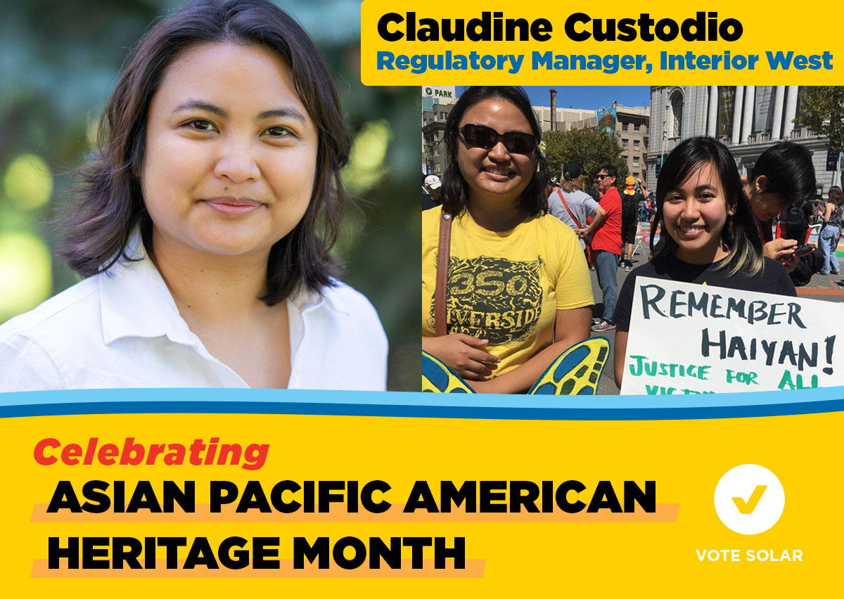 Celebrating Asian-Pacific American Heritage Month: Claudine Custodio - Regulatory Manager, Interior West