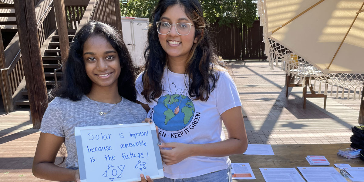 Youth climate advocates at Arizona event