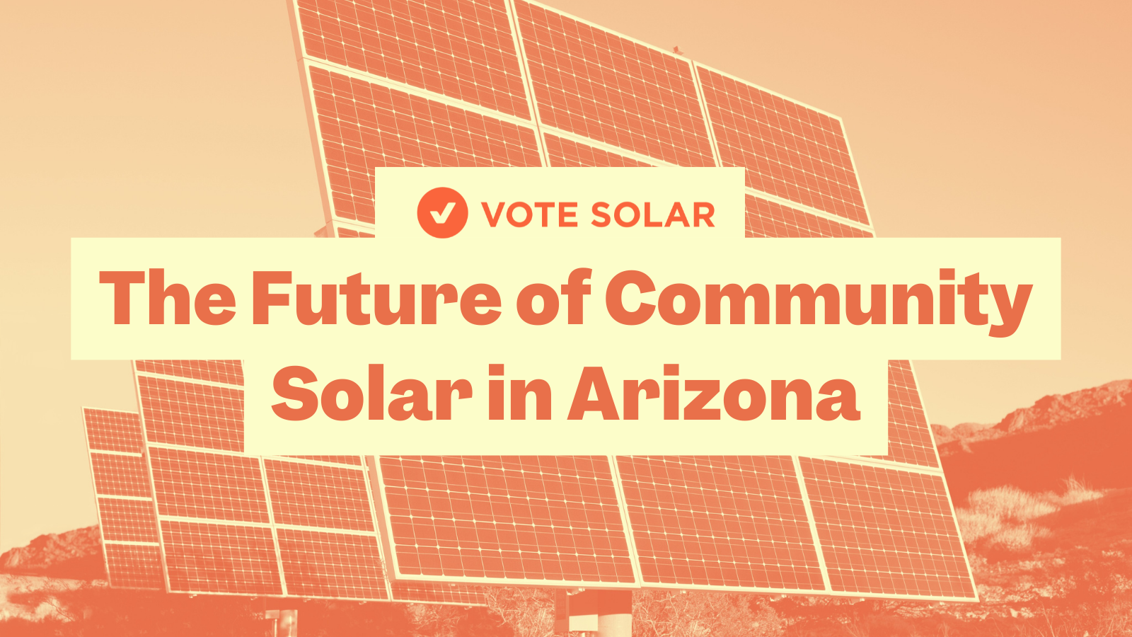 The Future of Community Solar in Arizona