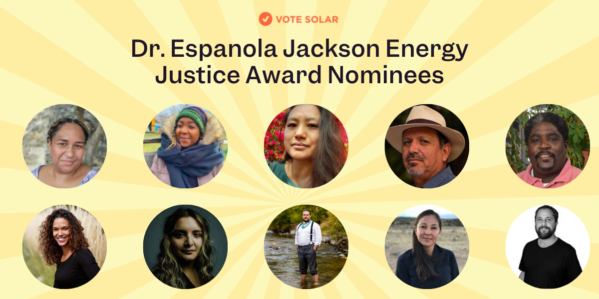 Energy Justice Award Nominees