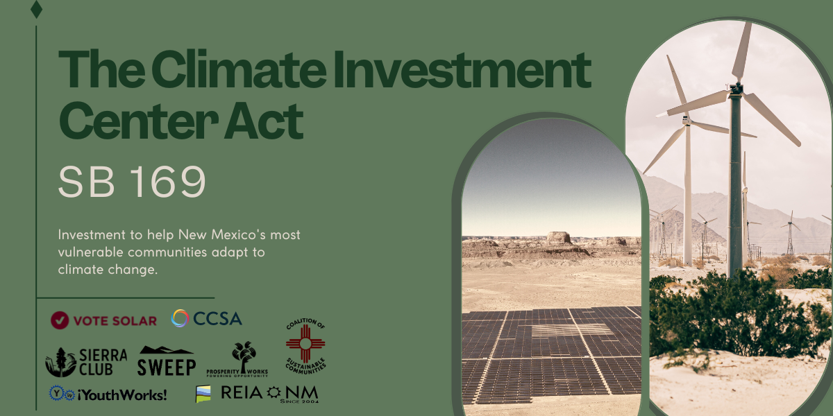 New Mexico Senate Bill 169: Climate Investment Center Fact Sheet