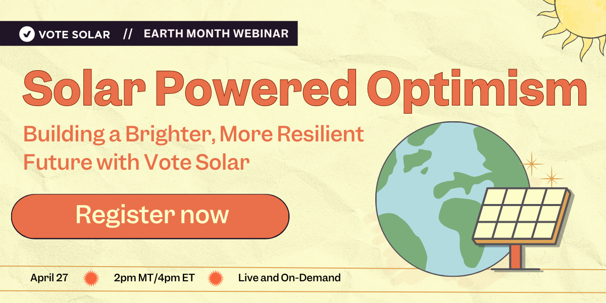 Solar-Powered Optimism: Building a Brighter, Resilient Future with Vote Solar