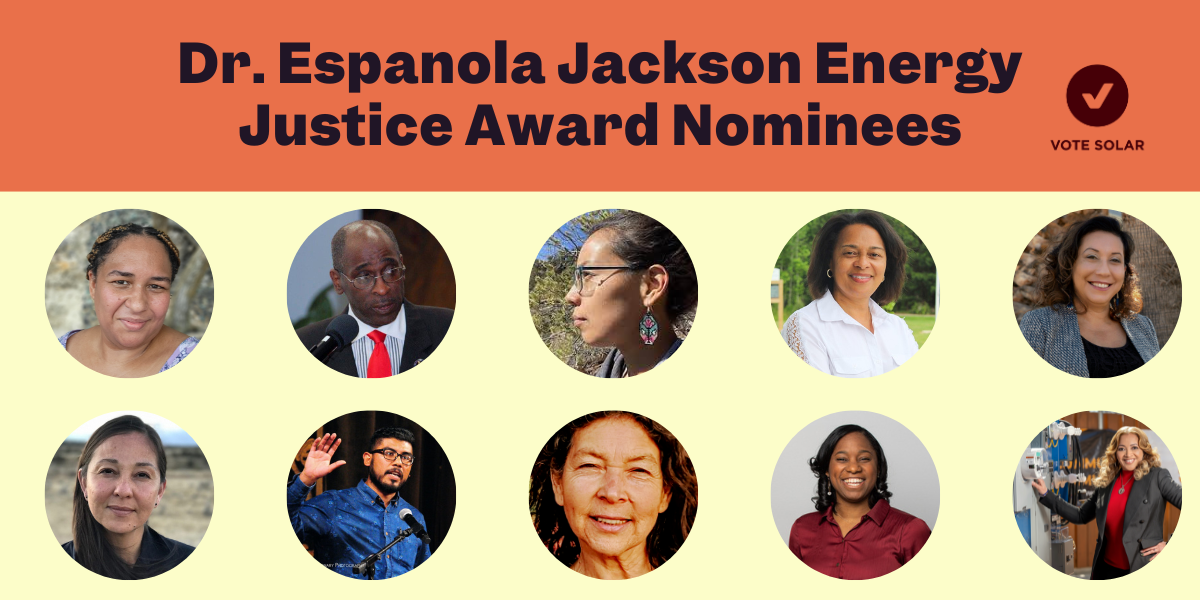 2023 Energy Justice Award Nominees
