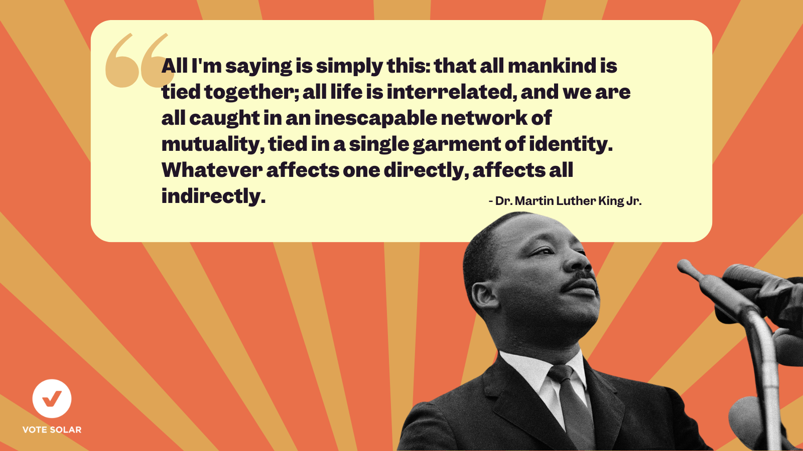 Reflections on Dr. King’s Interconnectedness