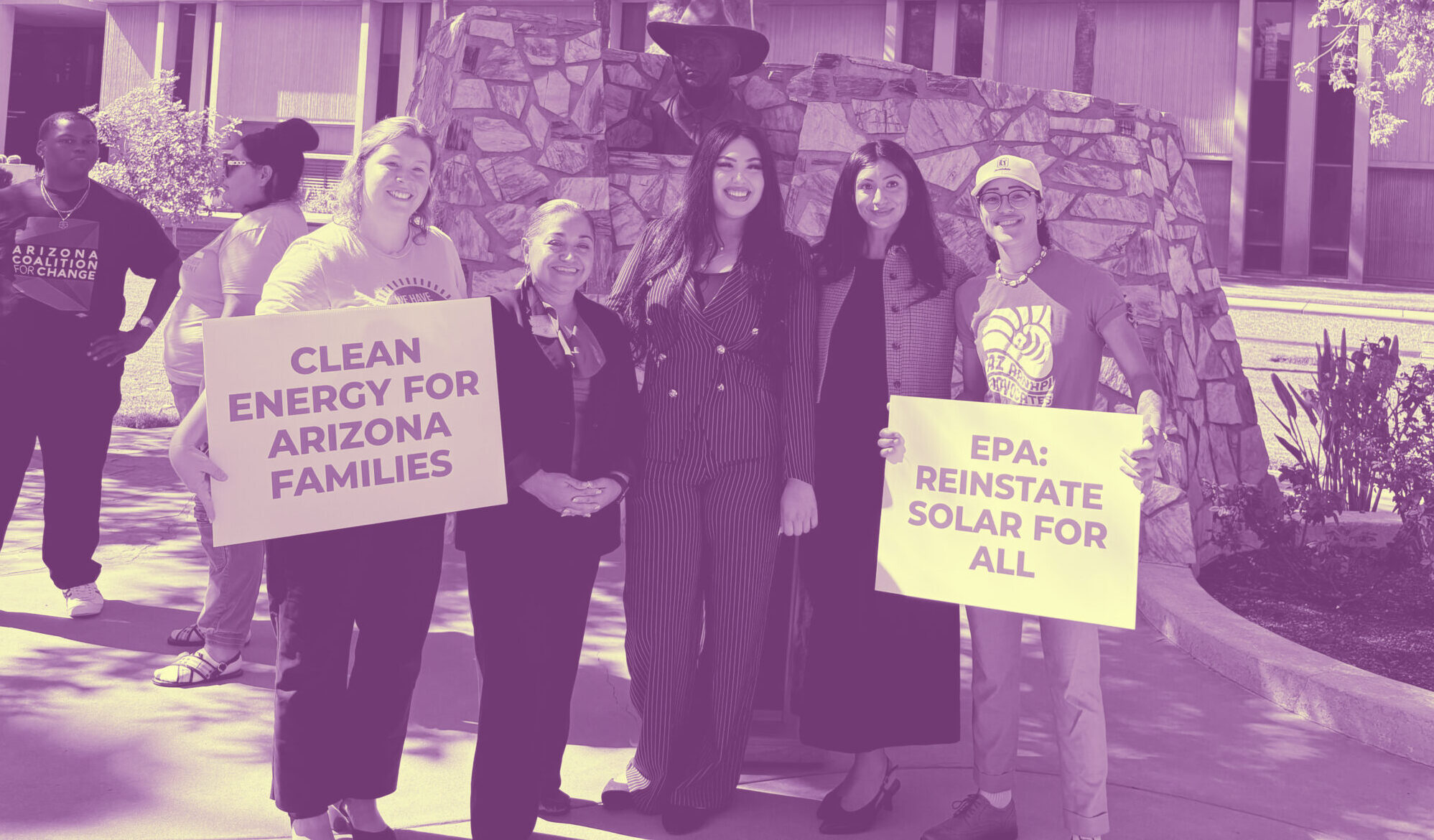 Vote Solar and Activate 48 Held a Solar for All Press Conference at the Arizona Capitol