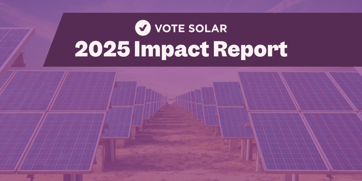 Vote Solar 2025 Annual Report